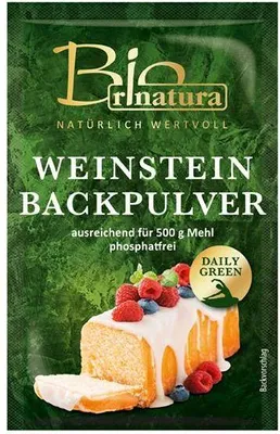 Produktbild von Rinatura Weinsteinbackpulver  52 G Tüte Vegan Glutenfrei