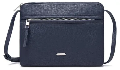 Produktbild von David Jones - Damen Kleine Umhängetasche - Flache Handtasche Kunstleder Frau - Ele