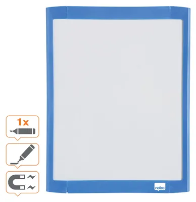 Produktbild von Nobo Magnetisches Mini-Whiteboard, 216 x 280 mm, Trocken abwischbar, inkl. Zubehör