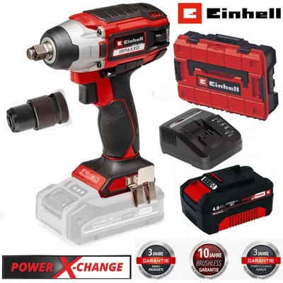 Produktbild von Einhell Schlagschrauber IMPAXXO 18/230 18 V,230 Nm, Akku 4.0 Ah Koffer Bürstenloser Motor