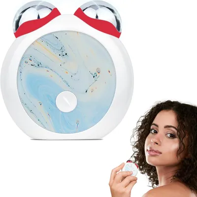 Produktbild von Microcurrent Gesichtsgerät für Gesichtslifting & Kinnstraffung, EMS Gesichtsmassagegerät, Anti-Falten Hautpflege Tool, USB wiederaufladbar