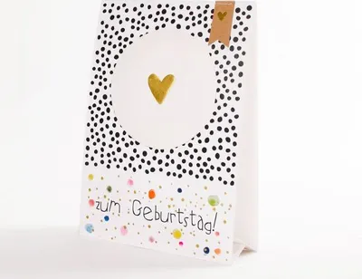 Produktbild von Lichtkarte "Zum Geburtstag"