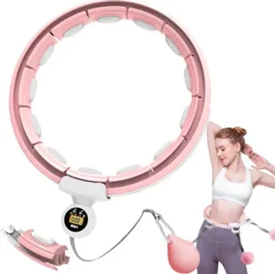 Produktbild von Hula-Hoop-Reifen Smart Hula Hoop, Smart Fitness Reifen fällt Nicht, 16 bewegliche und verstellbare, verwendet für Anfänger, Fitness und Gewichtsverlus