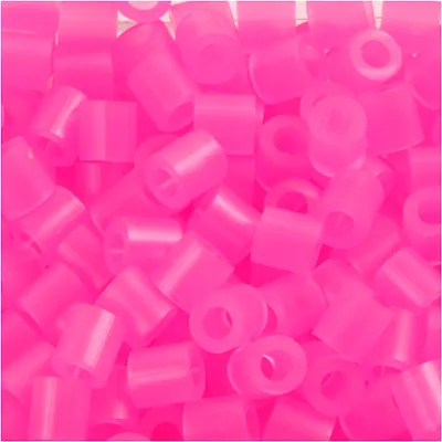 Produktbild von Nabbi Bügelperlen neon pink 6000 Stück - kreative Bastelperlen Spielzeug