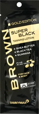 Produktbild von Tannymaxx Brown/Super Black "Gold Edition" Tanning Lotion 15ml/Solariumkosmetik