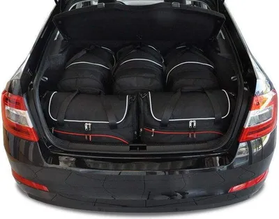 Obrázek produktu pro J&J Automotive | Sada 5ks cestovních tašek AERO pro SKODA OCTAVIA LIFTBACK 2013-2020