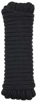 Produktbild von vidaXL Bootsseil 6 m 1 Schwarz Polyester
