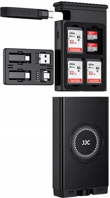 Zdjęcie produktu dla Etui + Czytnik Kart SD MicroSD TF na USB TYPE-C USB-C 3.1 MicroUSB 300 MB/s / MFCC-1