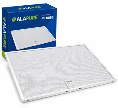 Productafbeelding van Alapure metaalvetfilter, geschikt voor Ikea, artikelnummer 4055253274, afmetingen 243x409x9 mm