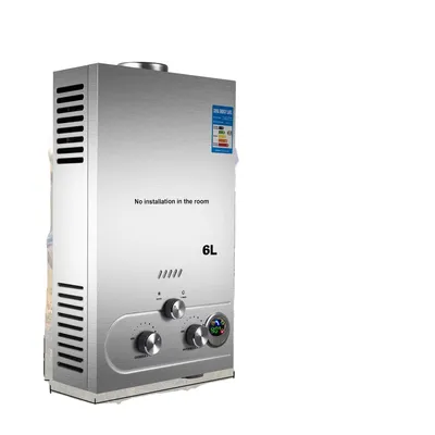 Produktbild von Durchlauferhitzer für Propangas, mehrere Ausgabemöglichkeiten, Edelstahlkonstruktion, 6L 12KW