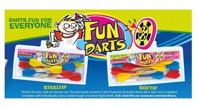 Produktbild von Fun Darts Darts Set von Softn 9 Teilen
