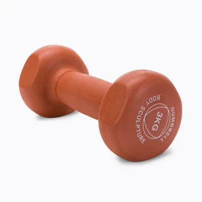Zdjęcie produktu dla Hantla neoprenowa Body Sculpture 3kg pomarańczowa BW 131 3KG
