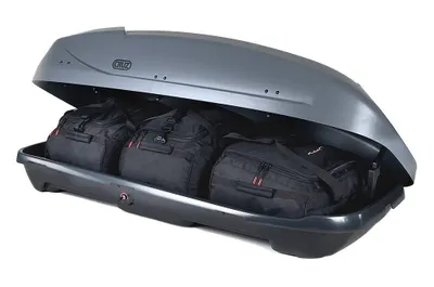 Produktbild von Cruz Paddock 400 Dachbox-Reisepaket