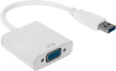 Obrázok produktu pre USB-VGA adaptér 3.0 (samec) na VGA 15-pinový (samica)