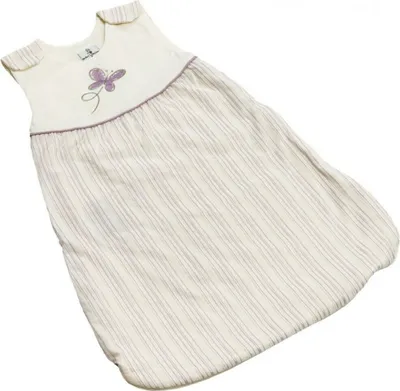Produktbild von Be Be's Collection 705-26 Schlafsack Butterfly 110 cm, ecru/lila