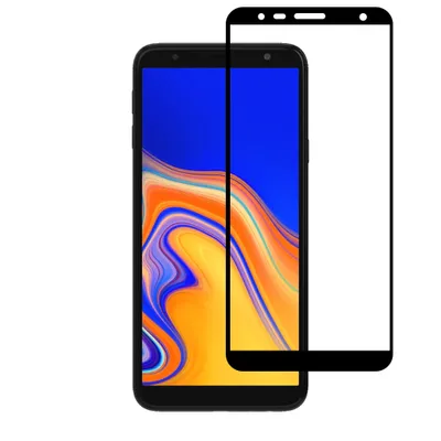 Zdjęcie produktu dla Ochraniacz ekranu odpowiedni dla Samsung Galaxy J4 Plus 2018 - Pełne szkło hartowane z zaokrąglonymi krawędziami - Szkło hartowane z zaokrąglonymi rogami