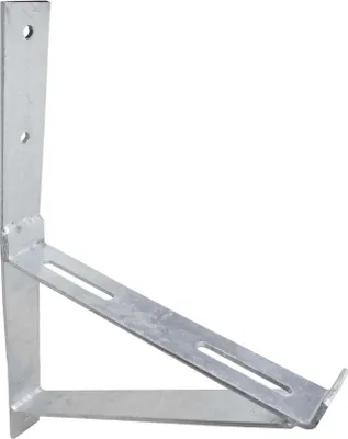 Produktbild von DAPRONA Laufroststütze für Dachtritt und Laufrost, Wandmontage Silber 25cm, Dachtritte für Schornsteinfeger, sicherer Kamin-Zugang