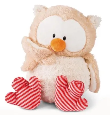 Zdjęcie produktu dla NICI 46097 – Sowa Owluna z ruchomą głową, pluszowa zabawka, 50 cm