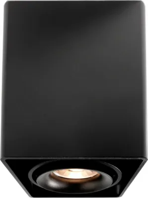 Immagine prodotto di Potente apparecchio da soffitto con riflettore incernierato, Variante: max. 50W, 93 x 93x 120 mm, nero