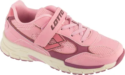 Produktbild von Lotto Lifes Kinder-Sneaker-Slipper-Klettschuh FLOWTIV K Unisex Kids Pink-Rosa, Farbe:rot, EU Größe:25
