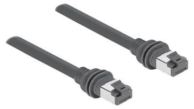Zdjęcie produktu dla DeLOCK Kabel krosowy RJ45 Cat.6 kompatybilny ze Starlink Gen3 – 15 m, szary, 15 m, Cat6, RJ-45, RJ-45, Szary