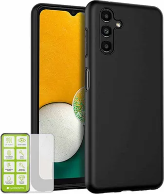Produktbild von Für Samsung Galaxy A14 5G/4G Silikon Hülle + H9 Glas Handy Tasche Etuis Case TPU