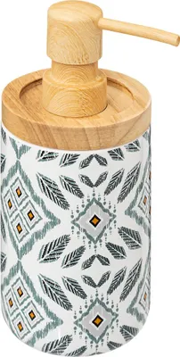 Image de Distributeur de savon HAPACHE, motif ethnique, Ø 7,7 cm