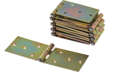 Produktbild von Set 10 tlg. Kistenband 150x50mm Kistenbänder Tischband Tischbänder Gerollte Scharniere