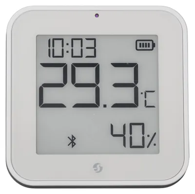 Produktbild von SHELLY WLAN-Temperatur- und Feuchtigkeitssensor, Blu ZB H&T Display, Weiß