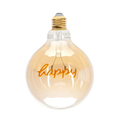 Produktbild von 4W LED Filament Leuchtmittel Edison E27 Deko Retro Nostalgie Glühbirne HAPPY 1800K warmweiß