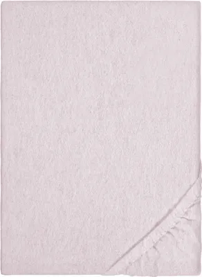 Produktbild von biberna Melange-Flanell Spannbetttuch 0841380 MELANGE UNI color: rose, size: 1x 140x200 cm - 160x200 cm