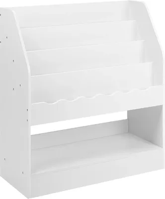 Produktbild von BukkitBow - Kinderbuchregal - Bücherregal mit 5 Fächern - Spielzeugregal für Kinder - Aufbewahrungsschrank für Spielzimmer - (70x80x30 cm)