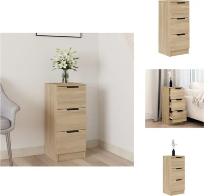 Obrázok produktu pre vidaXL Príborník Sonoma dub 30x30x70 cm materiál na báze dreva - Príborníky