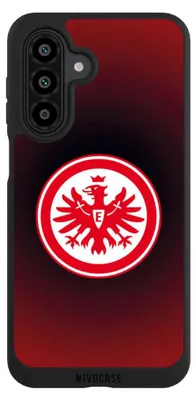Produktbild von NIVOCASE Handyhülle für Samsung Galaxy A17 5G  Hülle NIVOpure Case Schwarz Eintracht Frankfurt Offizielles Lizenzprodukt Wappen