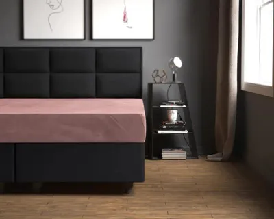 Productafbeelding van Sleeptime Velvet hoeslaken Oud Roze 90 x 200 cm