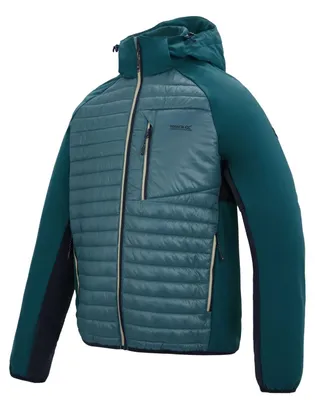 Produktbild von Regatta Pro Hybrid II Softshelljacke Herren , Größe:L, Farbe:Blau