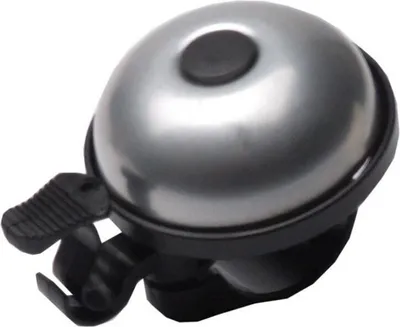 Produktbild von Reich 101869K Mini zvonček strieborný, hliník na SB karte, strieborný