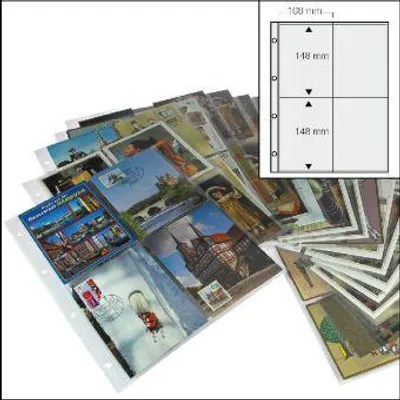 Produktbild von Postkarten-Folienblätter transparent