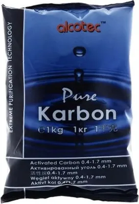 Produktbild von Alcotec Aktivkohle Pure Karbon 1kg Alkohol Filter Filterung Selbstbrauen gären