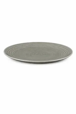 Produktbild von Seltmann Weiden , Frühstücksteller, Kuchenteller Terra 22,7 cm Perlgrau Porzellan, Teller mit Relief