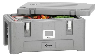 Productafbeelding van Bartscher GN110-1, koelbox, 25 liter, grijs, kunststof, kunststof, 5 °C