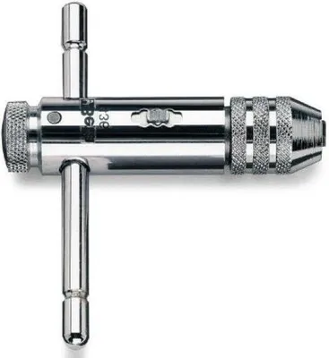 Imagen del producto de Llave de ajuste para roscas, ajustable de 2 a 5 mm, cromada