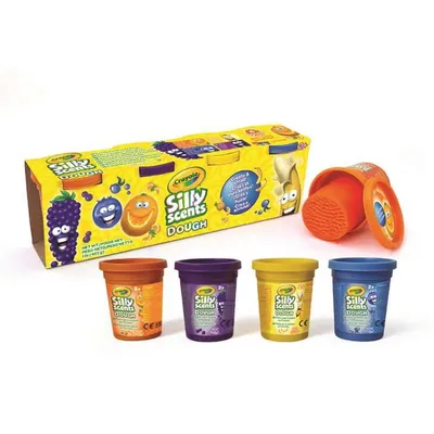 Produktbild von Crayola Silly Scents Duftknete 4 Stück