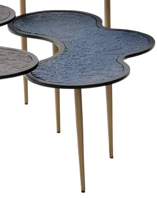 Image de Tables de salon exclusives Table d'appoint design Plateau en pierre