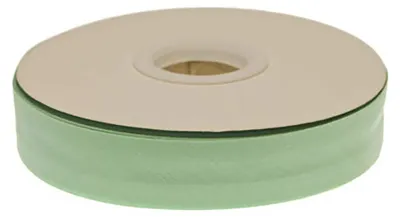 20m Schrägband unifarben 20mm mint grün