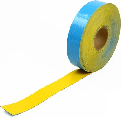 Produktbild von Witterungsbeständiges Bodenband Gelb 50 mm x 30 m  x  - Gelb - Glatt - High - density polyethylene (HDPE) - 1,3 mm - In -  & Outdoor - Nutzung - JOI - 600