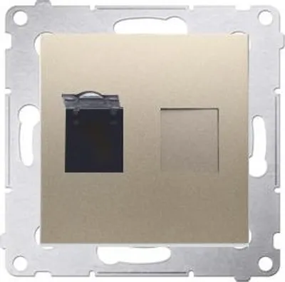 Image de Contact-Simon D61.01/44, Or, Plastique, IP20, 75 mm, 37 mm, 75 mm