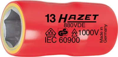 Produktbild von Hazet 6kt.-Steckschlüssel-Einsatz, 880VDE-10