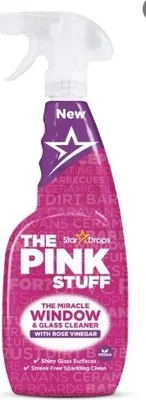 Zdjęcie produktu dla Stardrops, The Pink Stuff Glass Rose, Spray do czyszczenia szyb, 750ml (PRODUKT Z NIEMIEC)