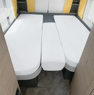 Produktbild von Erwin Müller Matratzenschutz Altenburg" 3-tlg. Set für Wohnmobil/Wohnwagen-Heckbett weiß 70x190 cm - 85x210 cm (2x) + 35x130-50x145"